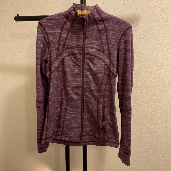 Like New, Lululemon Define Jacket, Edged Stripe Jacquard, Sz 6 - Picture 6 of 9